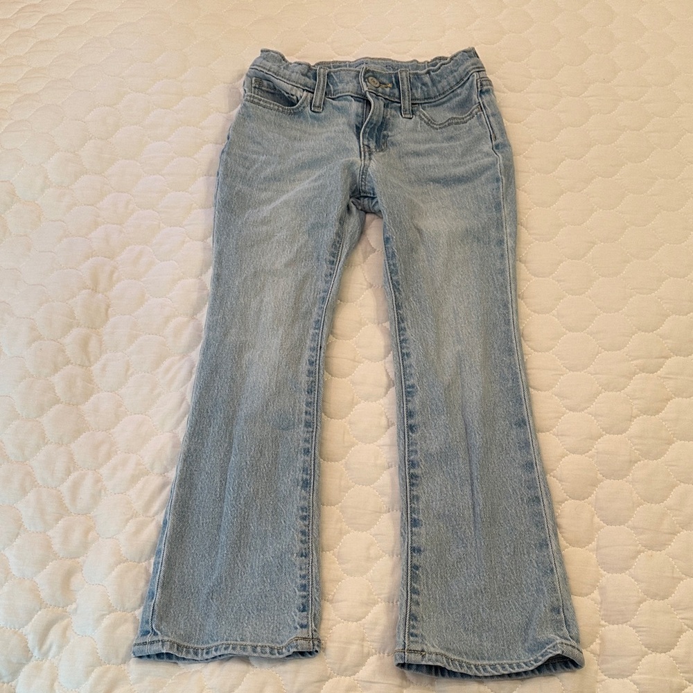Old Navy Light Blue Girls Flared Jeans